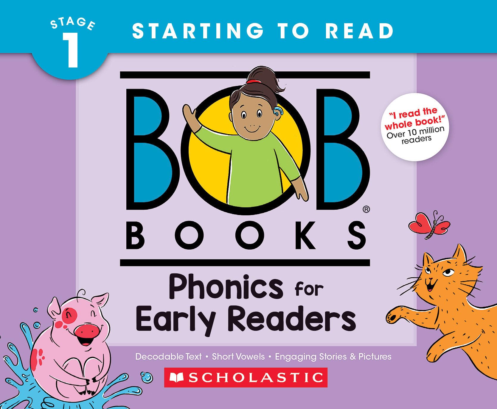 Bob Books - Phonics for Early Readers Hardcover Bind-Up Phonics, Ages 4 and Up, Kindergarten (Stage 1: Starting to Read) Non-fiction
