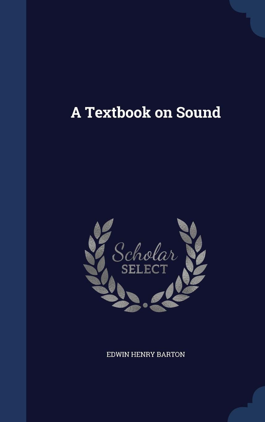 Product Image: A Textbook on Sound