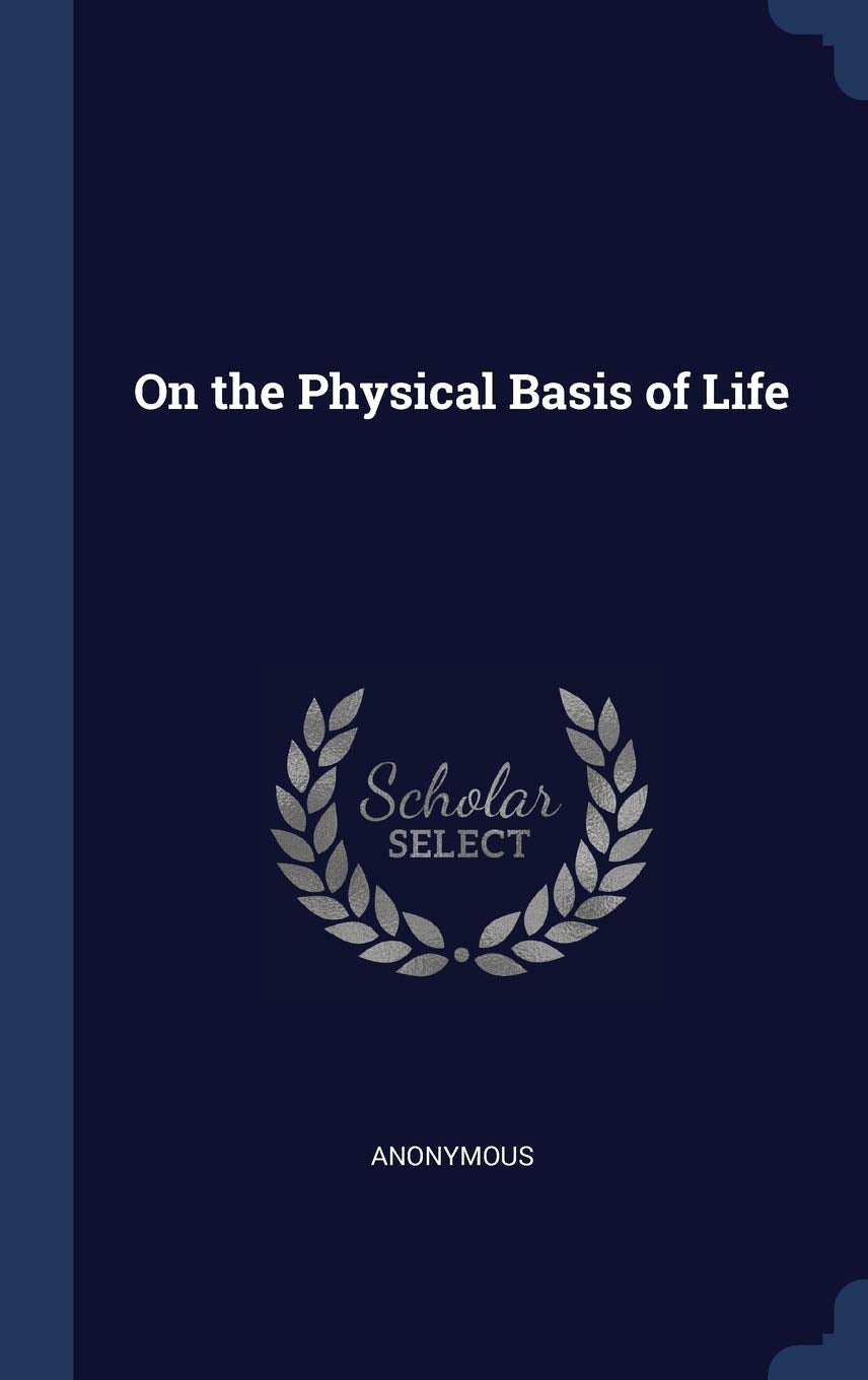 Product Image: On the Physical Basis of Life