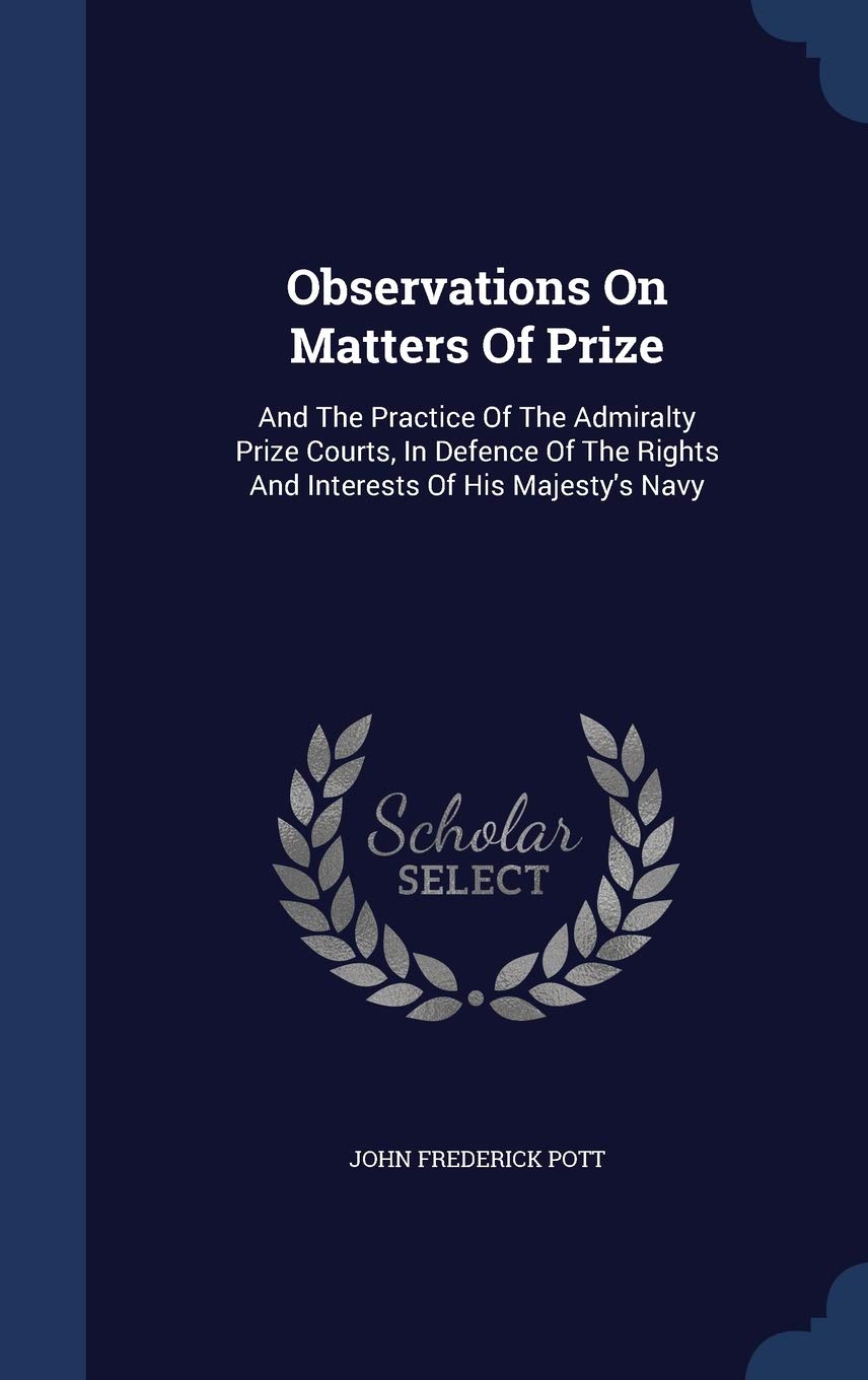 Product Image: Observations On Matters Of Prize