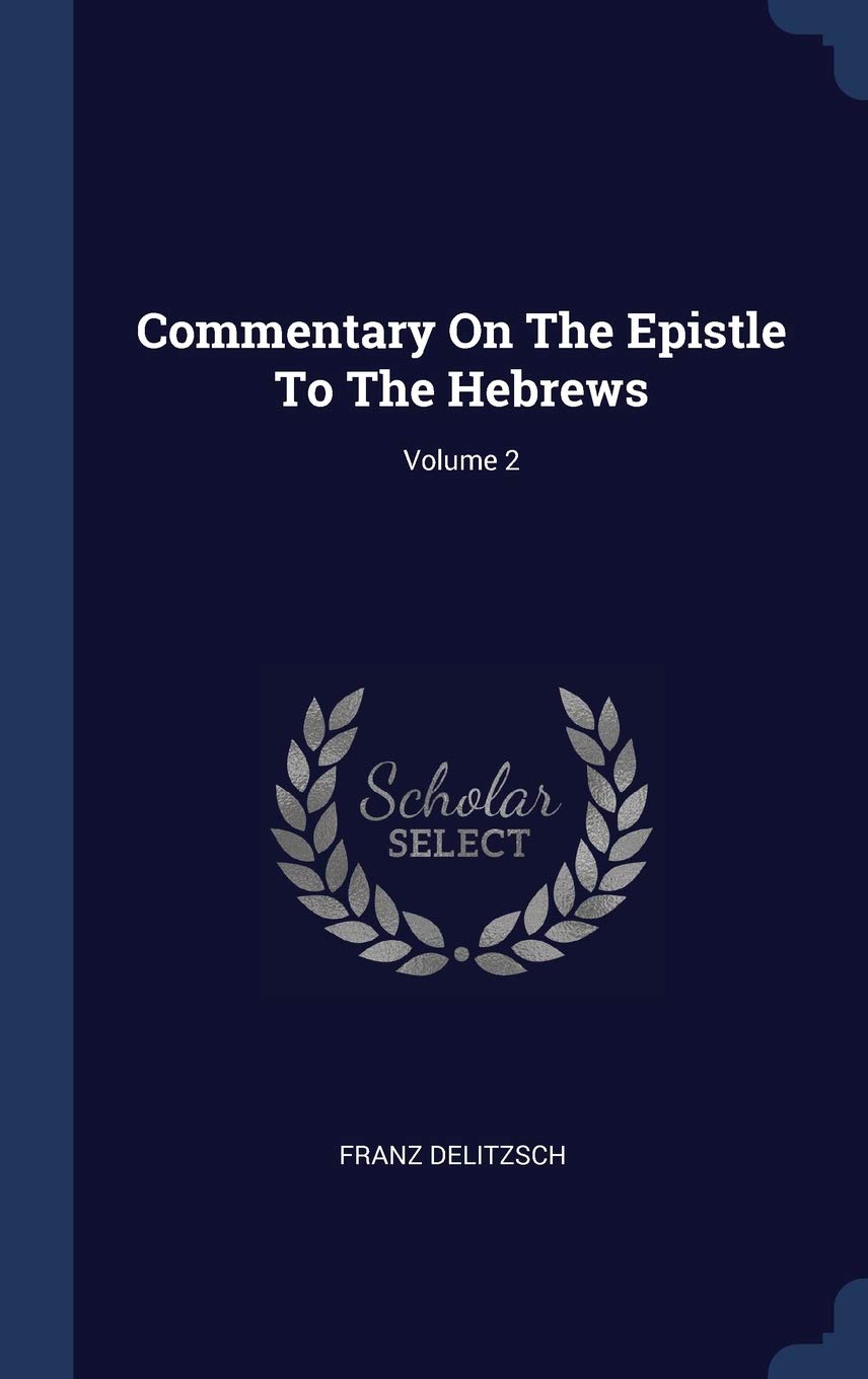 Commentary On The Epistle To The Hebrews; Volume 2 Politics & History