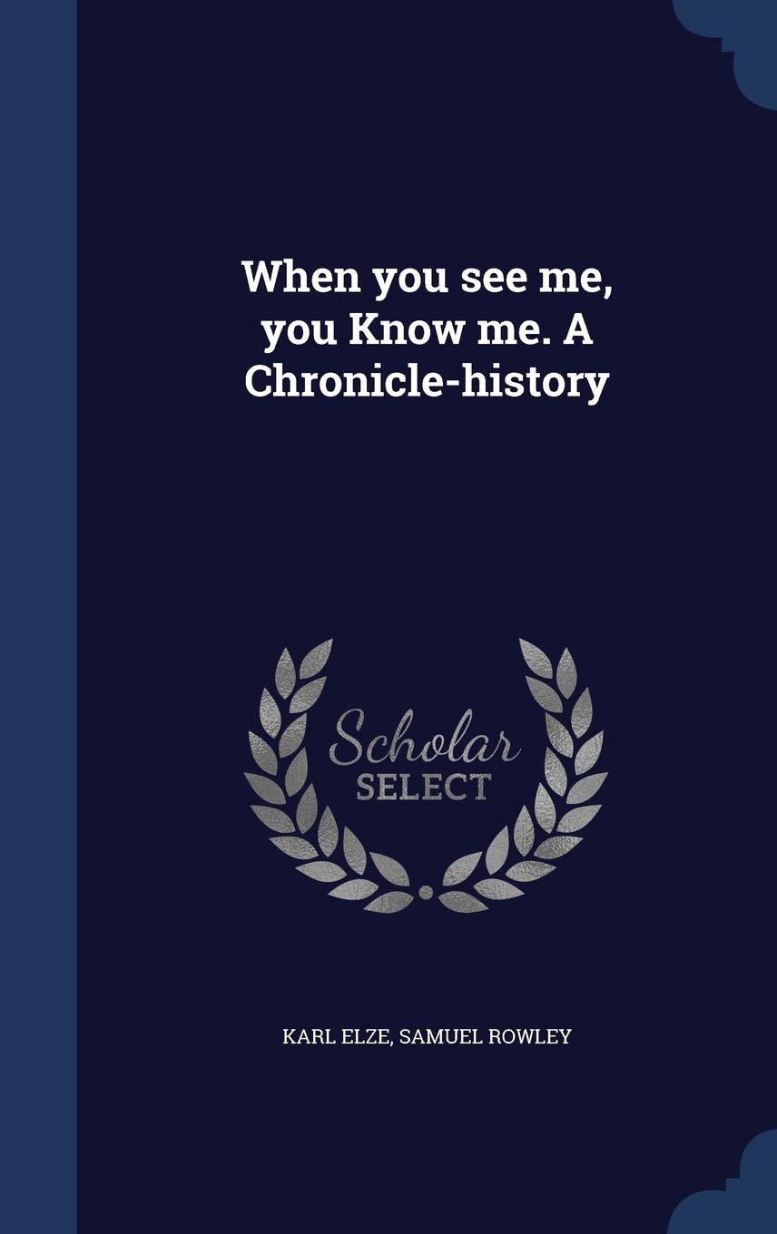 When you see me, you Know me. A Chronicle-history Politics & History