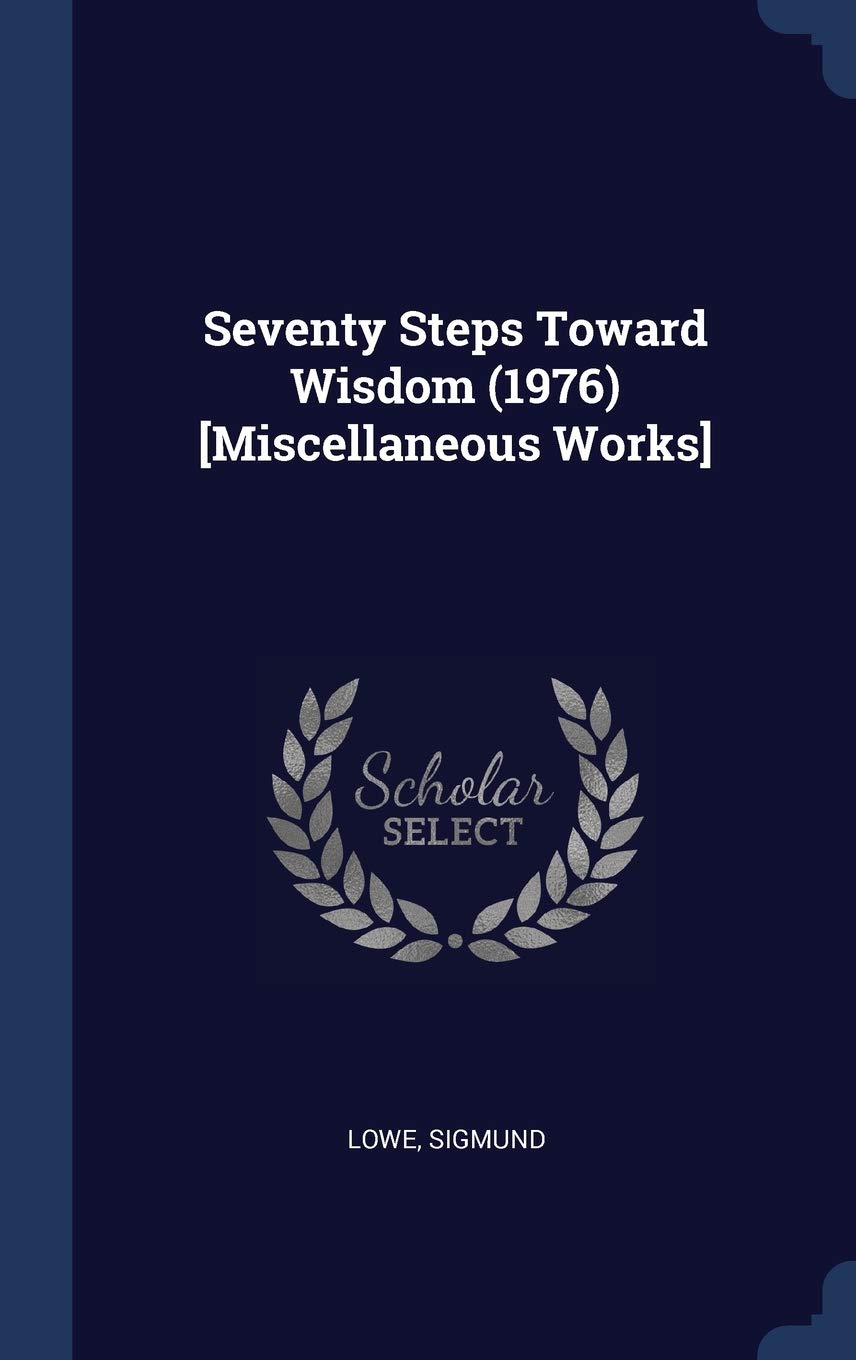 Product Image: Seventy Steps Toward Wisdom (1976)