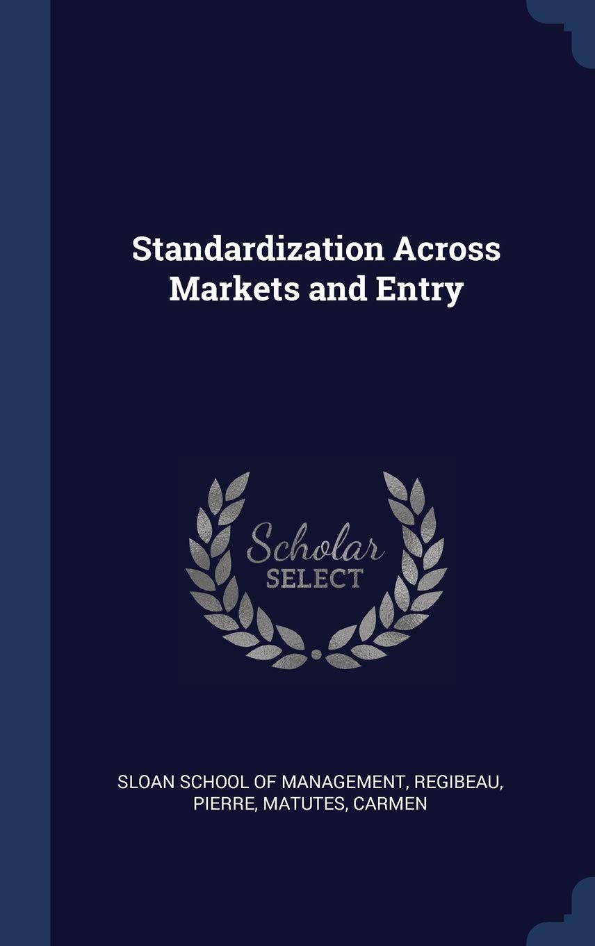 Product Image: Standardization Across Markets and Entry