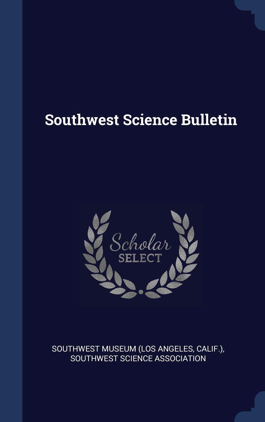 Product Image: Southwest Science Bulletin