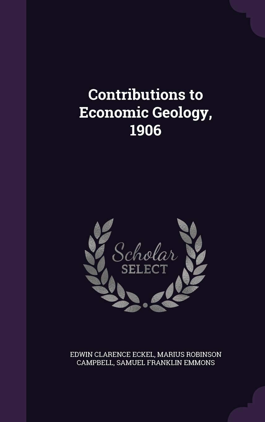 Contributions to Economic Geology, 1906 Children's books