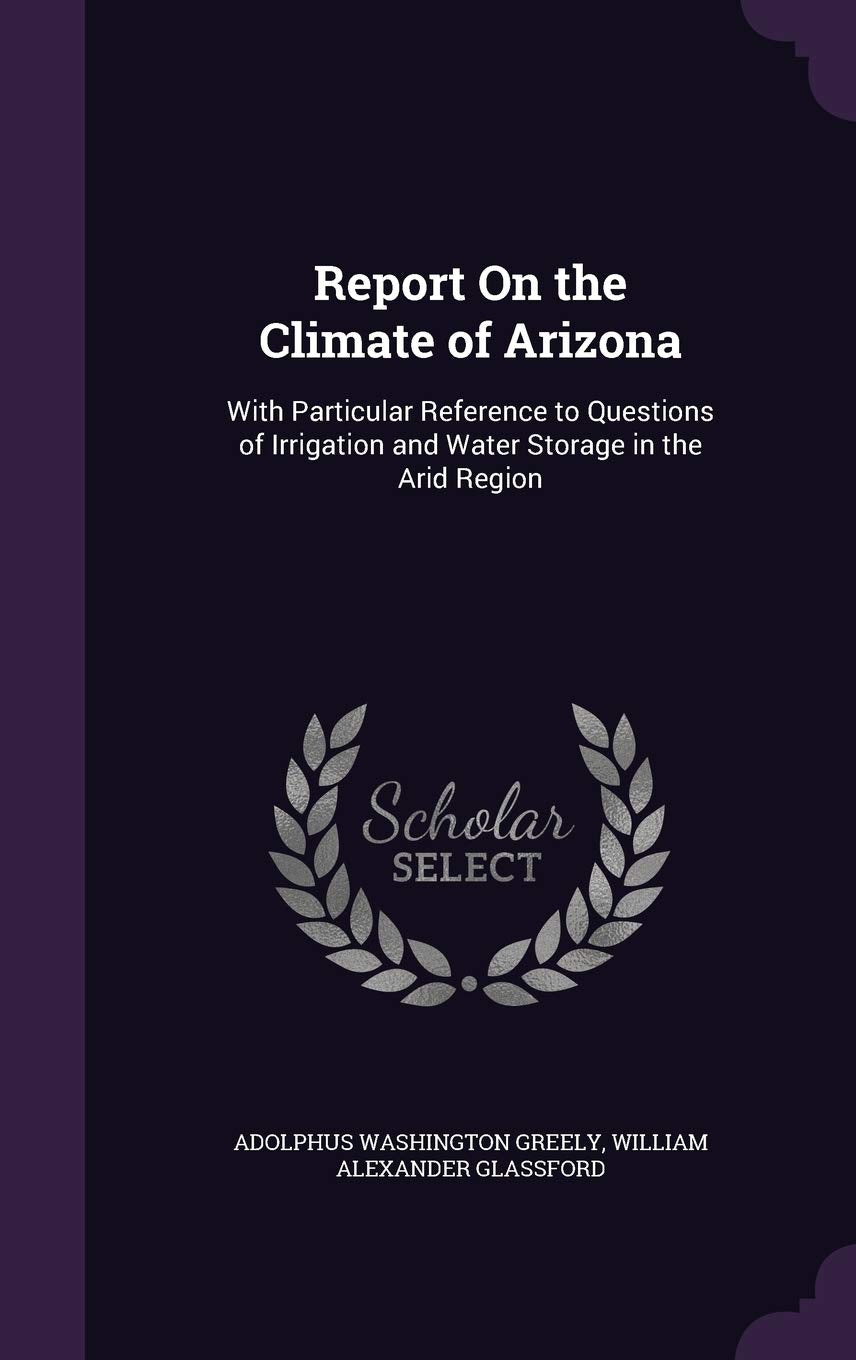 Report On the Climate of Arizona Children's books