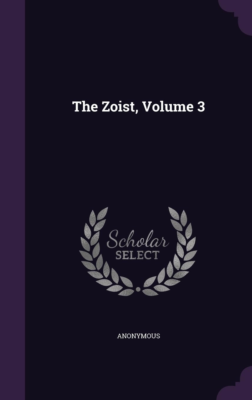 Product Image: The Zoist, Volume 3