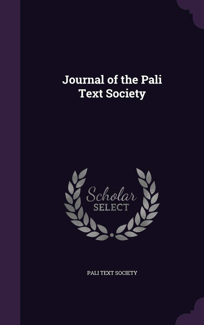 Journal of the Pali Text Society Religion & Esotericism