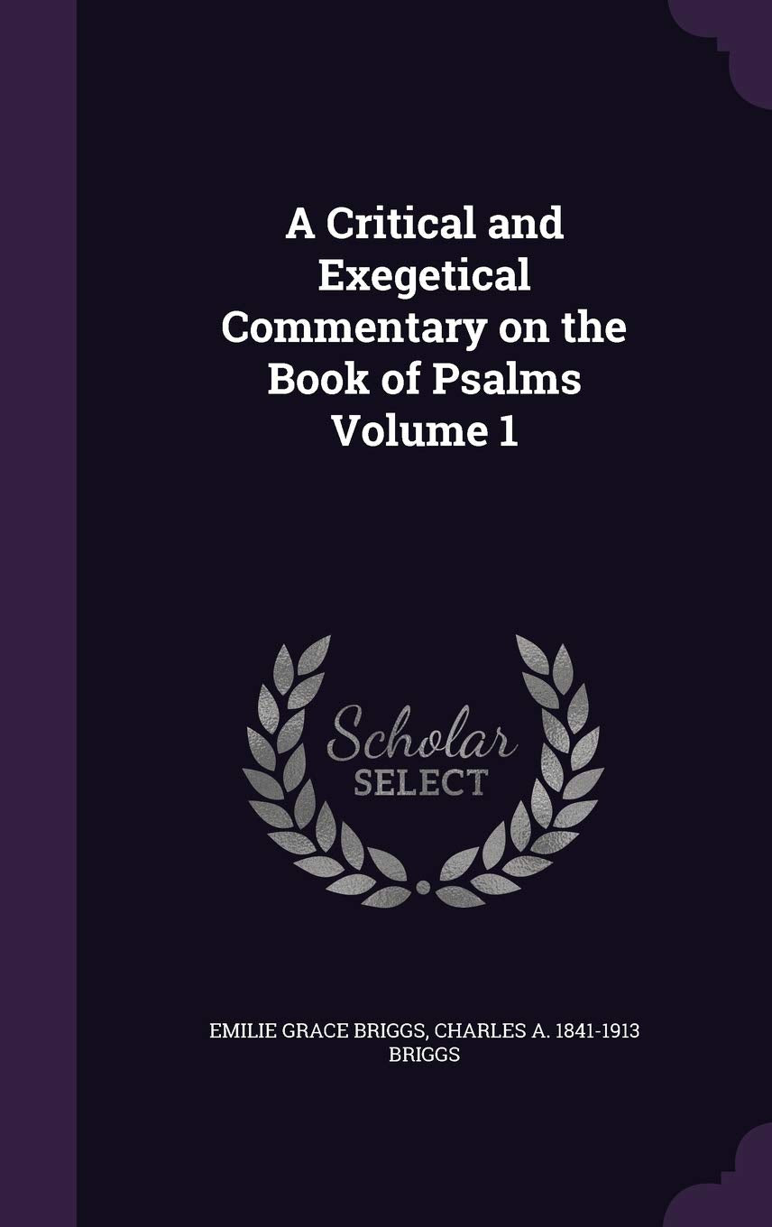 A Critical and Exegetical Commentary on the Book of Psalms Volume 1 Politics & History