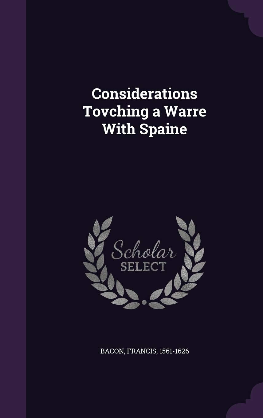 Product Image: Considerations Tovching a Warre With Spaine