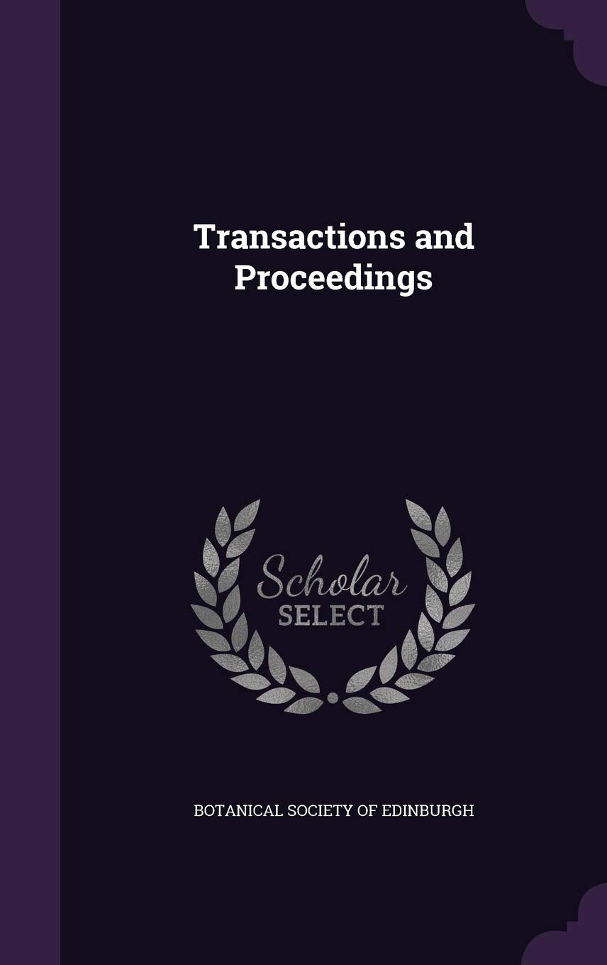 Transactions and Proceedings Politics & History