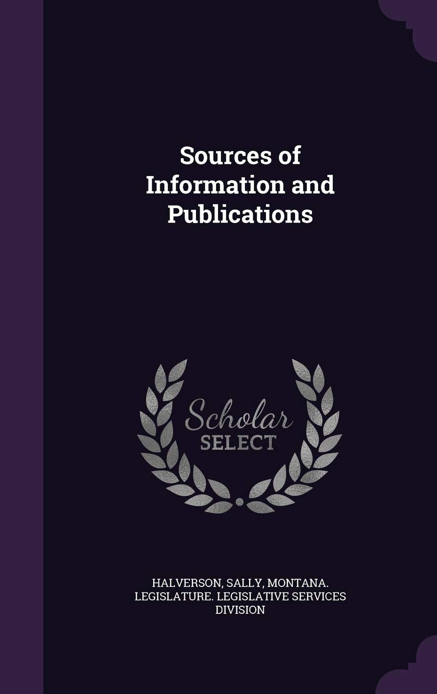 Product Image: Sources of Information and Publications