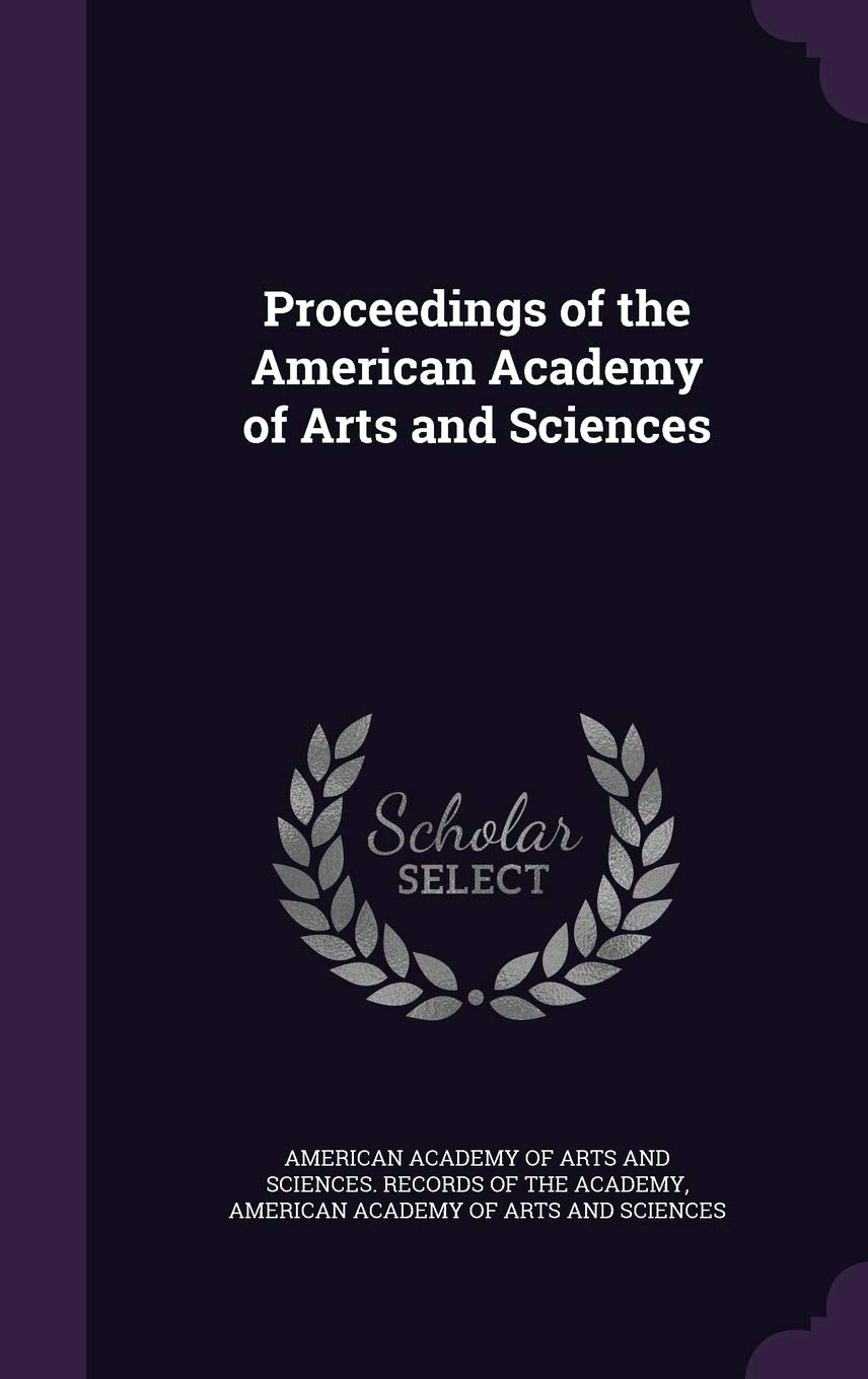 Proceedings of the American Academy of Arts and Sciences Politics & History