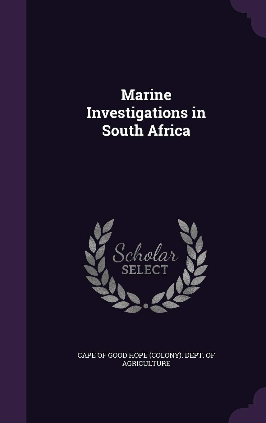 Marine Investigations in South Africa Politics & History