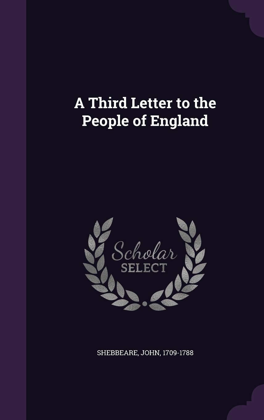 A Third Letter to the People of England Books