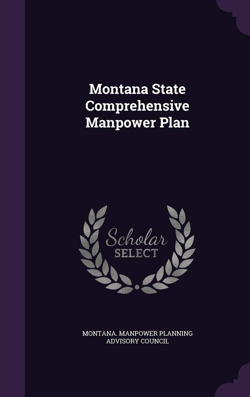 Montana State Comprehensive Manpower Plan Politics & History