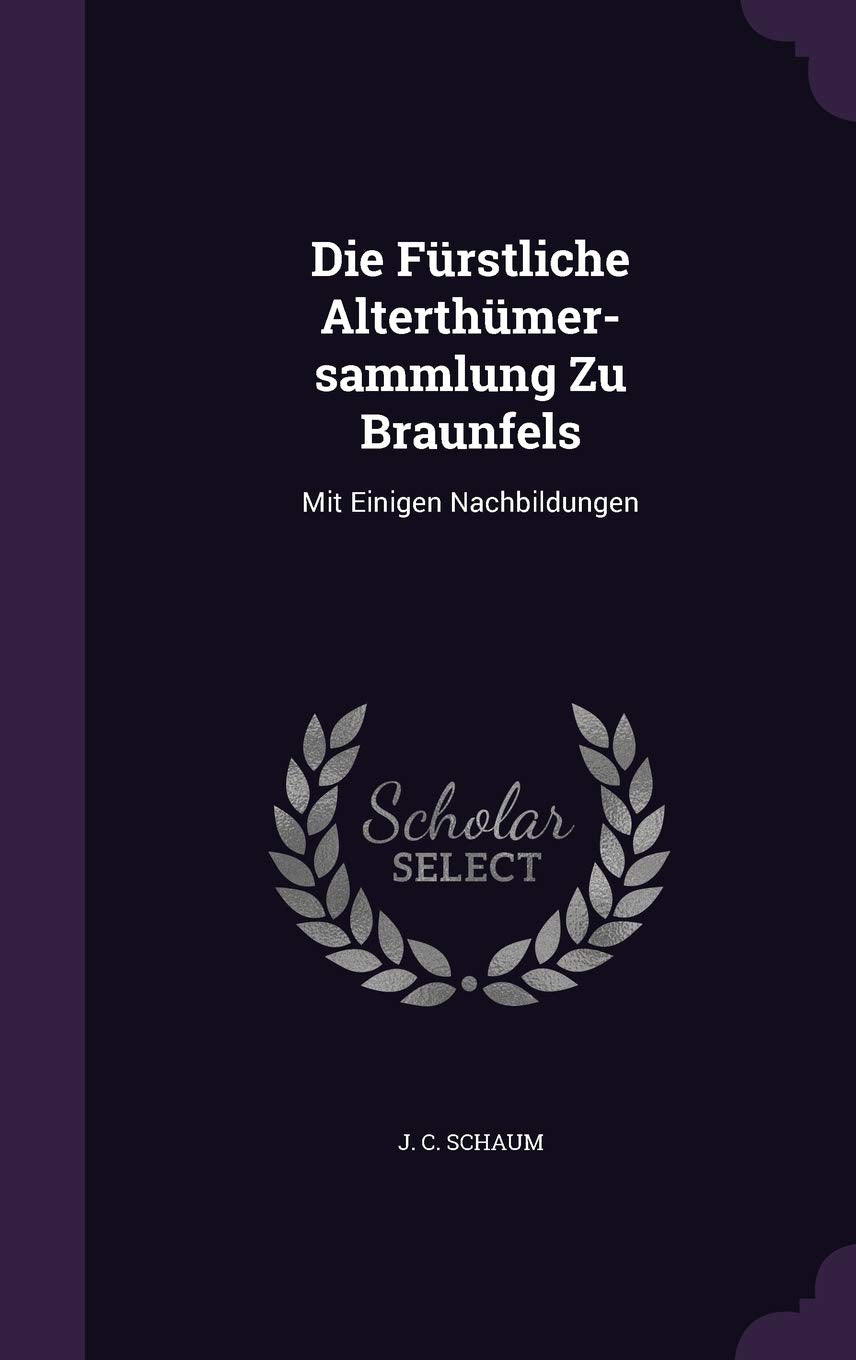 Die Frstliche Alterthmer-sammlung Zu Braunfels: Mit Einigen Nachbildungen Politics & History