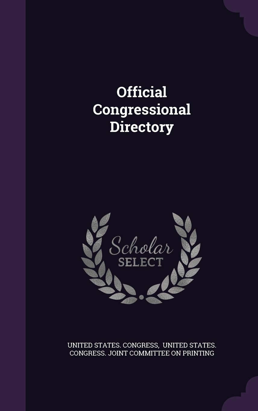 Official Congressional Directory Reference Books
