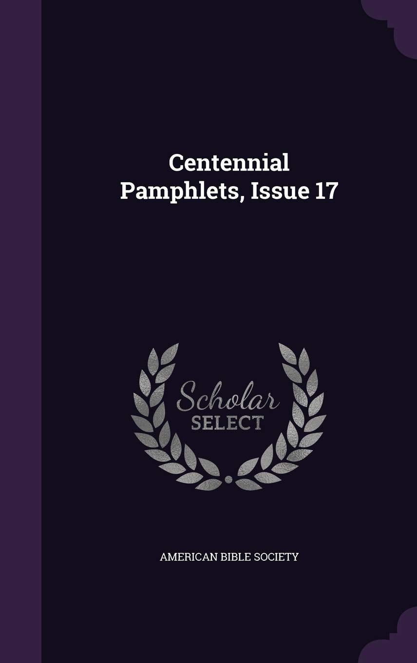Centennial Pamphlets, Issue 17 Politics & History