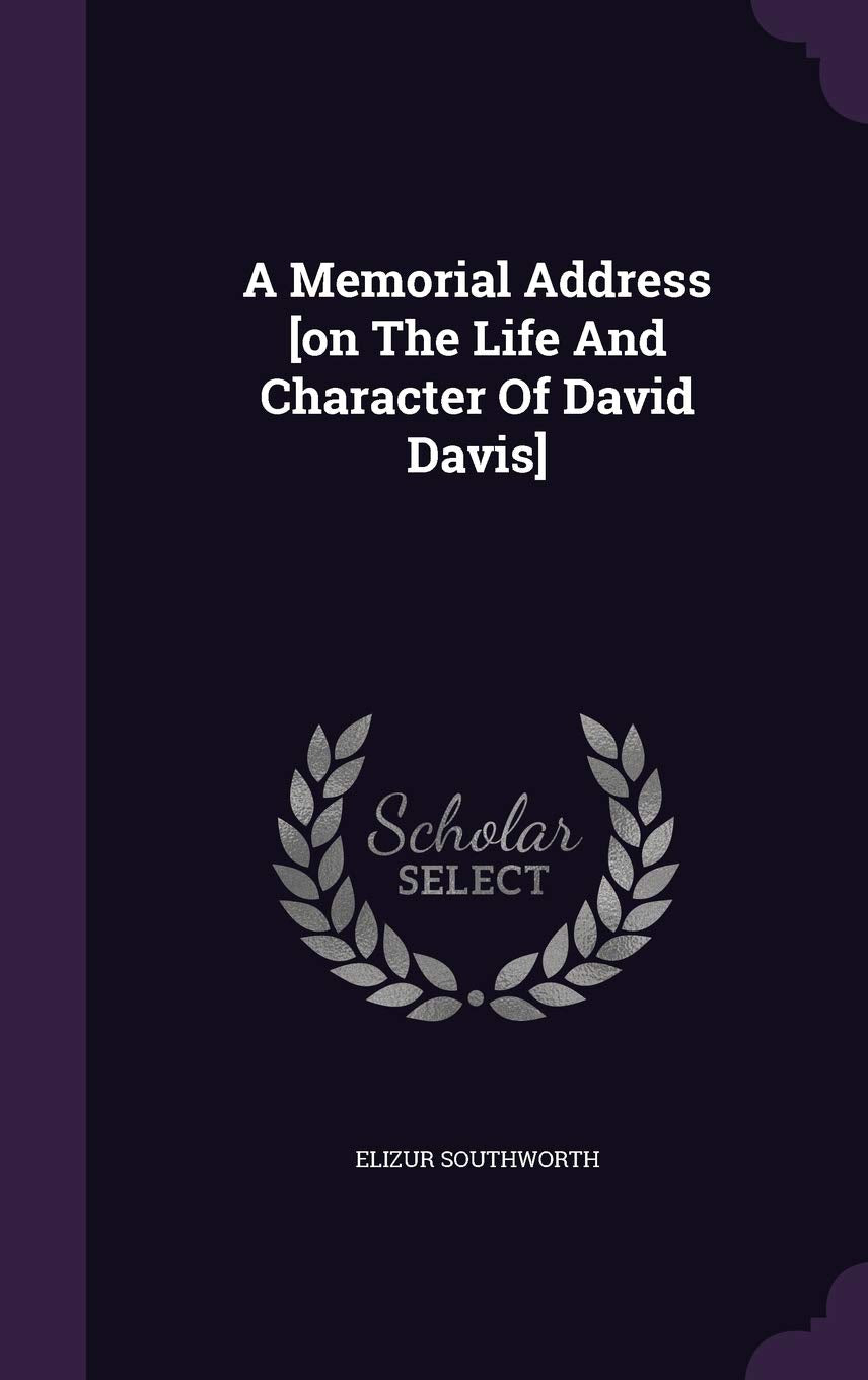 Product Image: A Memorial Address