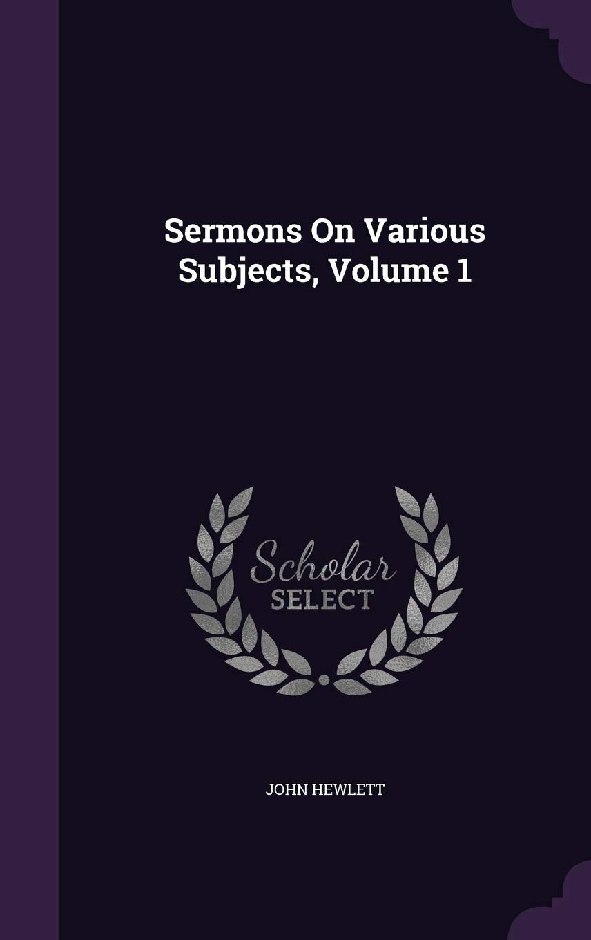 Product Image: Sermons On Various Subjects, Volume 1