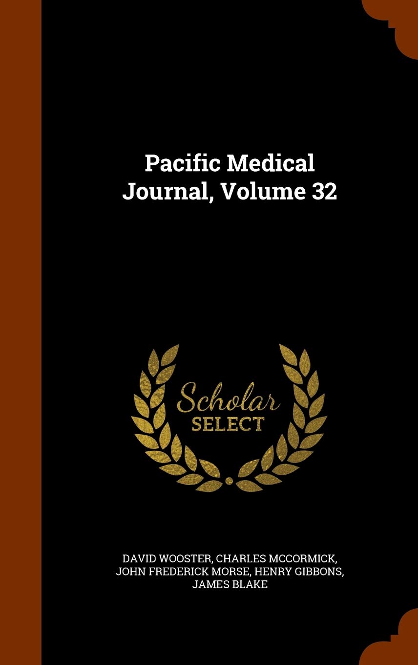 Product Image: Pacific Medical Journal, Volume 32