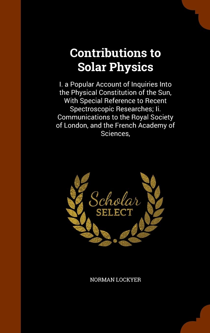 Product Image: Contributions to Solar Physics