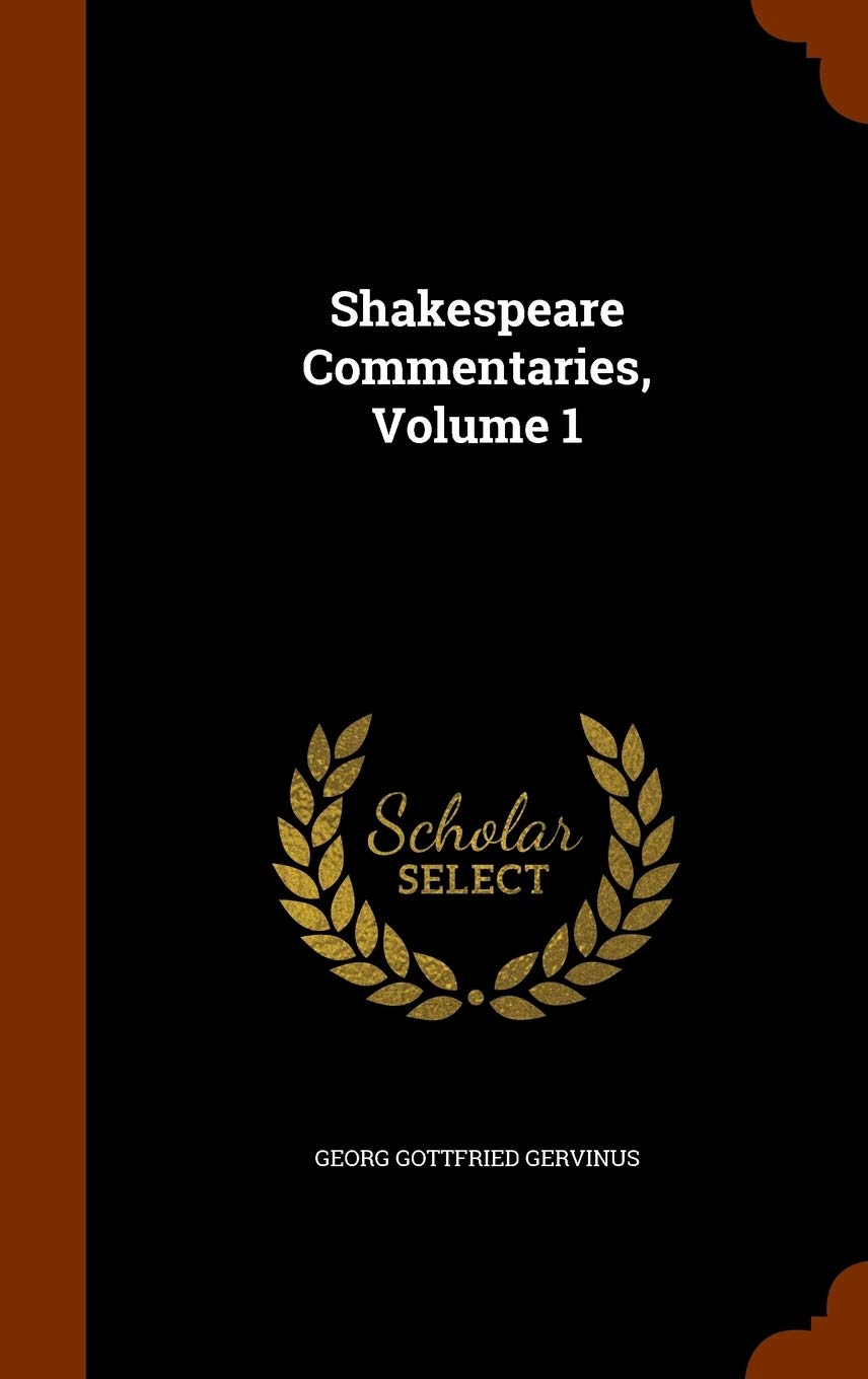 Product Image: Shakespeare Commentaries, Volume 1