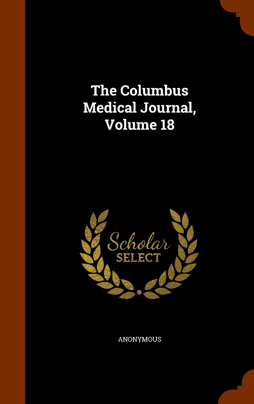 Product Image: The Columbus Medical Journal, Volume 18