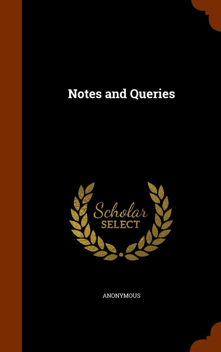 Notes and Queries Politics & History