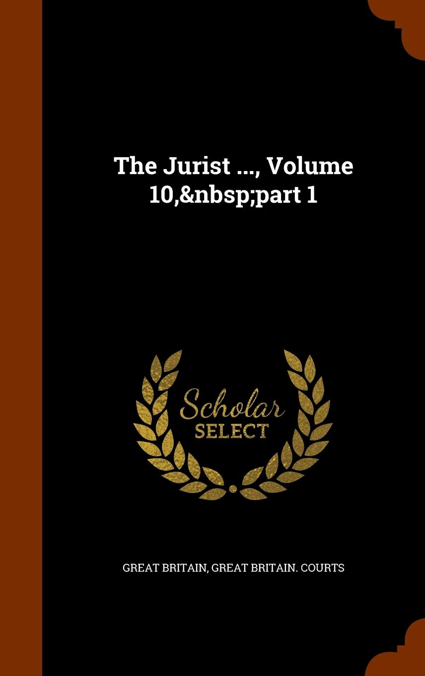 Product Image: The Jurist ..., Volume 10, Part 1