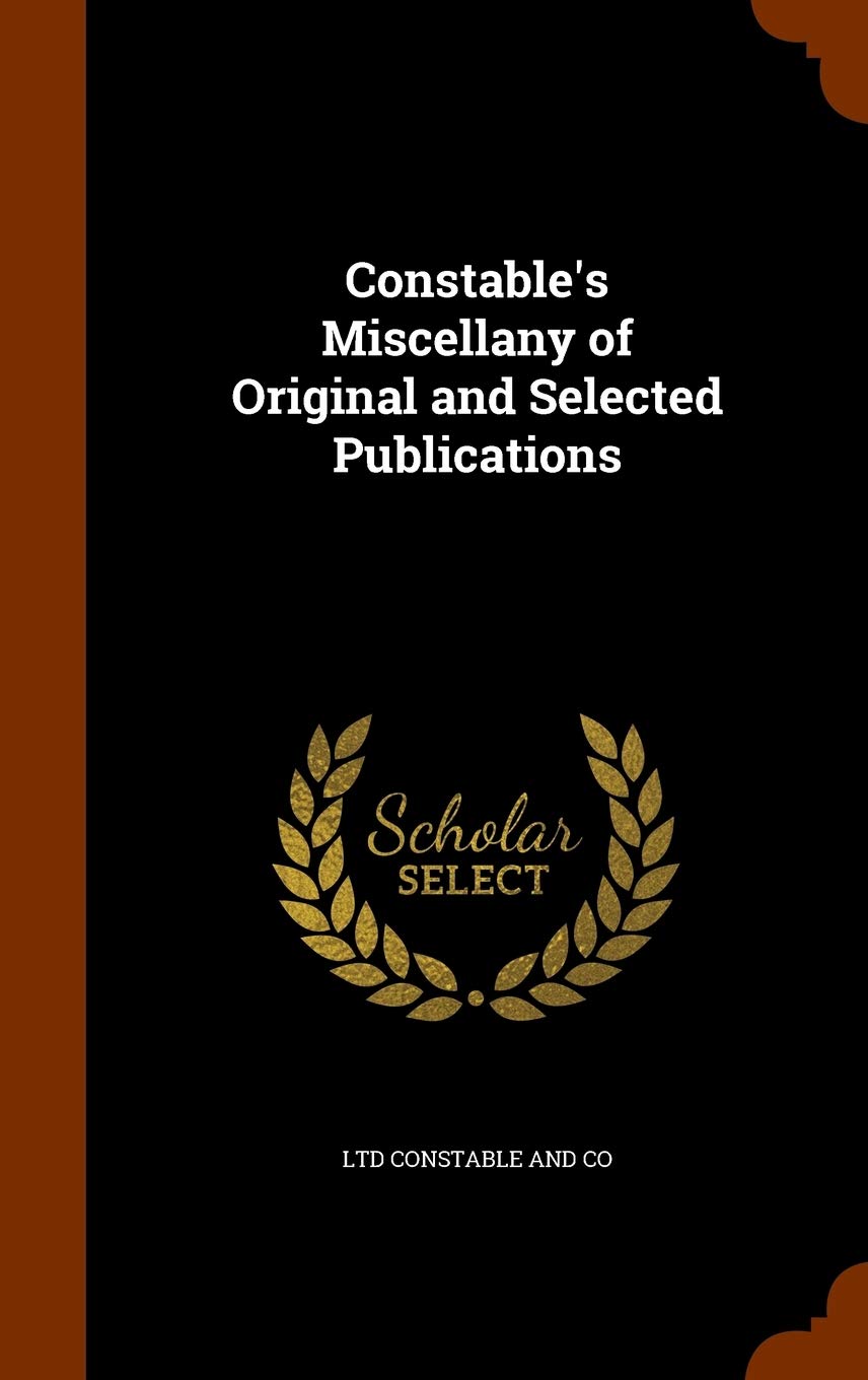 Product Image: Constable's Miscellany of Original and Selected Publications
