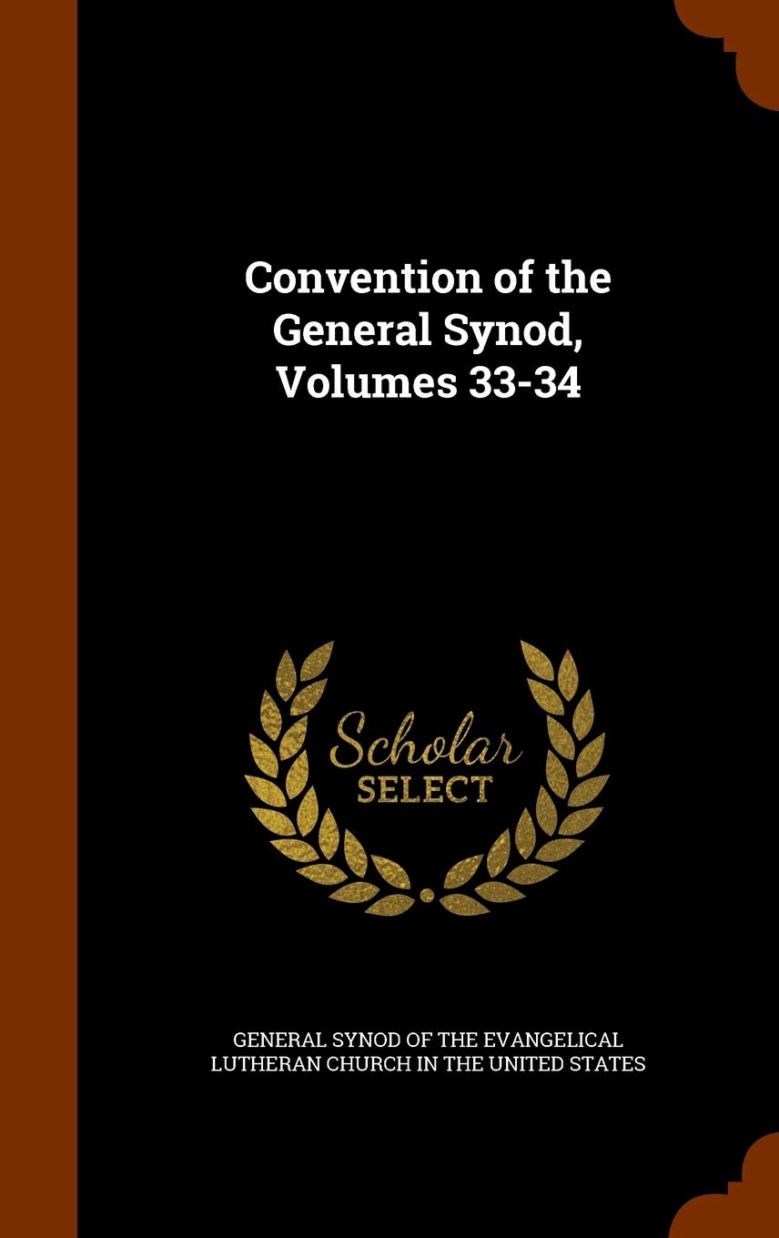 Convention of the General Synod, Volumes 33-34 Politics & History