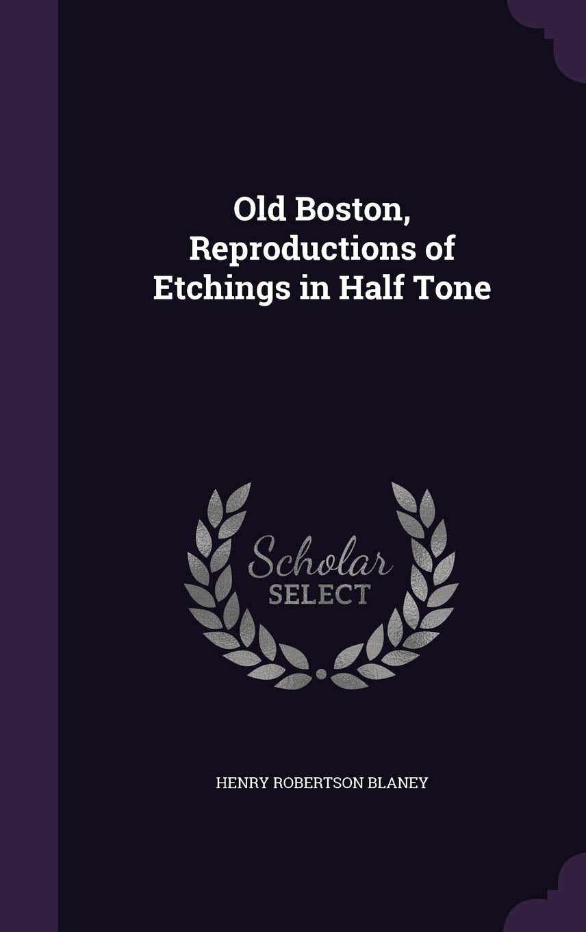 Old Boston, Reproductions of Etchings in Half Tone Politics & History