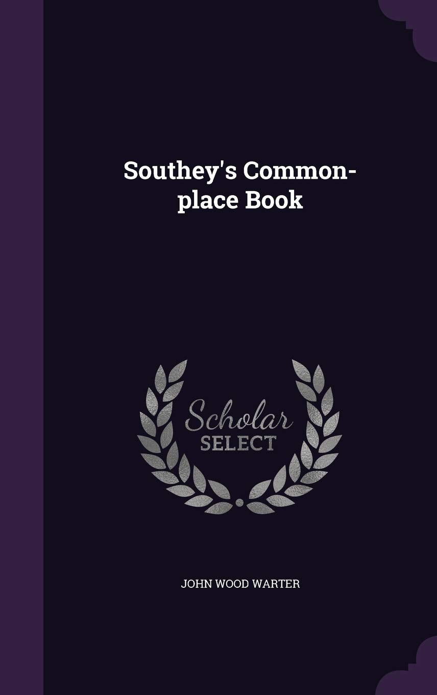 Southey's Common-Place Book Contemporary literature