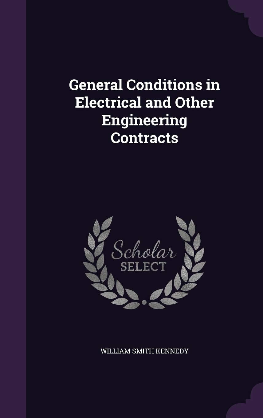 Product Image: General Conditions in Electrical and Other Engineering Contracts