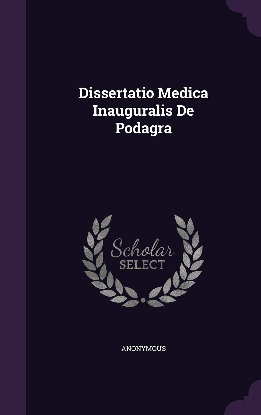 Product Image: Dissertatio Medica Inauguralis de Podagra