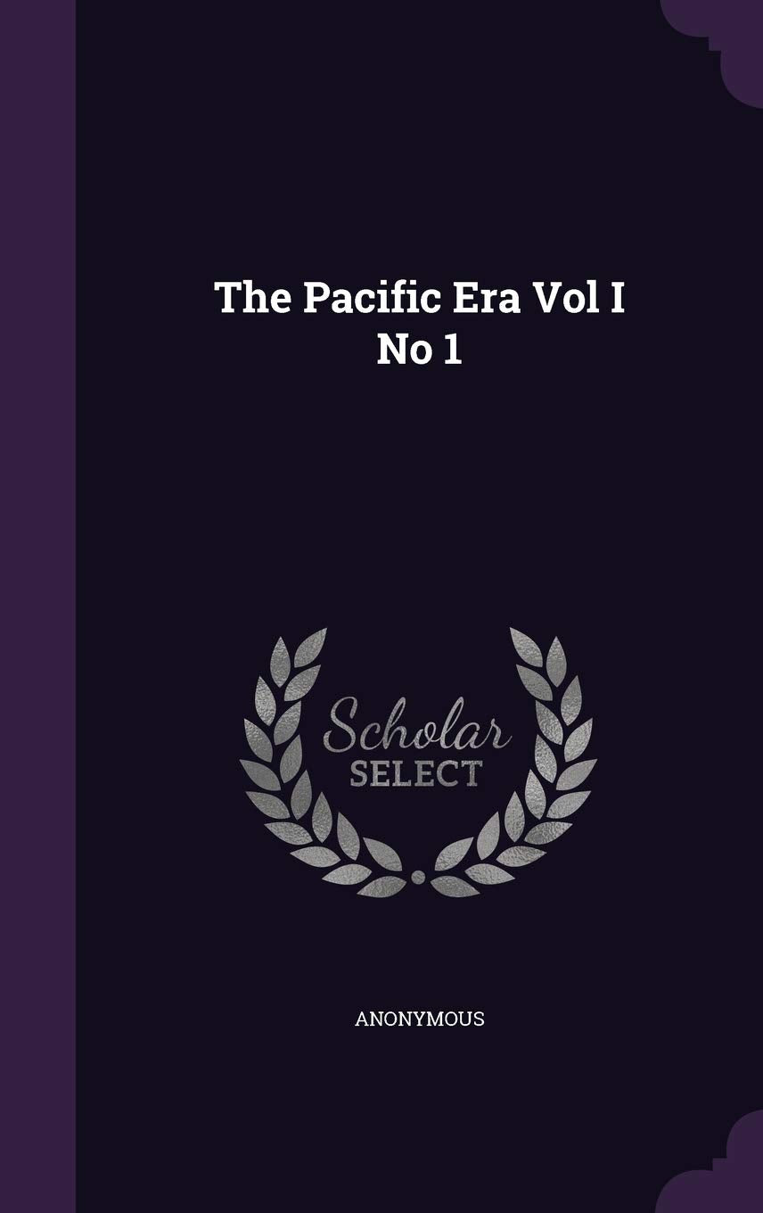Product Image: The Pacific Era Vol I No 1