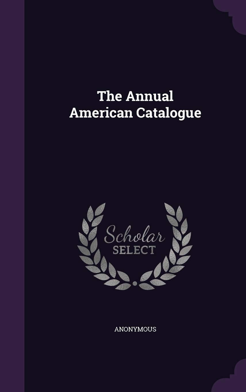 Product Image: The Annual American Catalogue