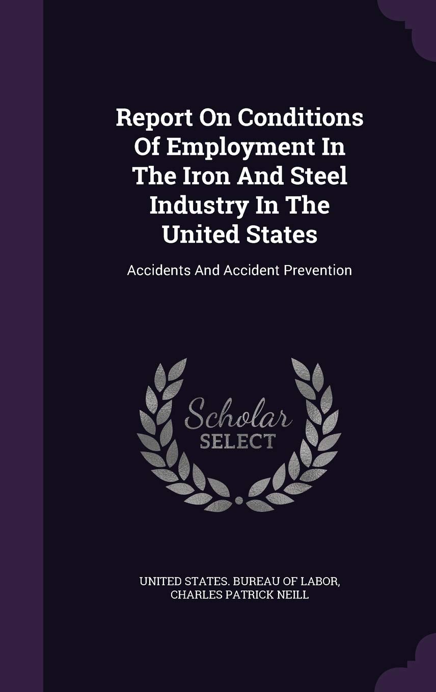 Report on Conditions of Employment in the Iron and Steel Industry in the United States: Accidents and Accident Prevention Business, Finance & Career