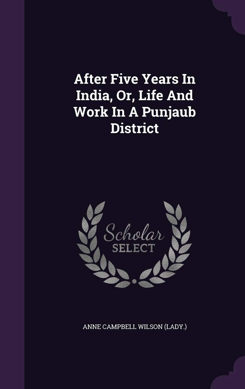 After Five Years In India, Or, Life And Work In A Punjaub District Politics & History