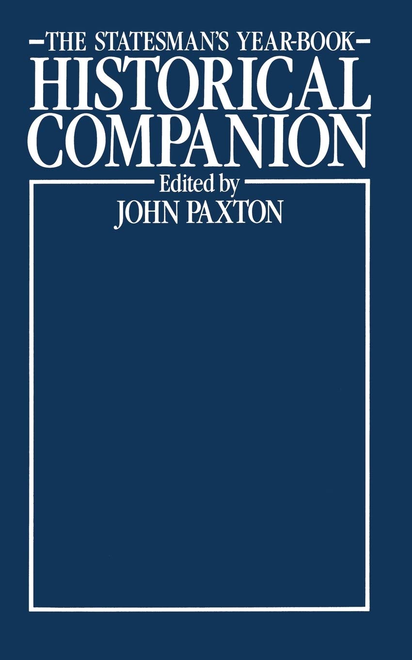 The Statesman's Year-Book Historical Companion Law