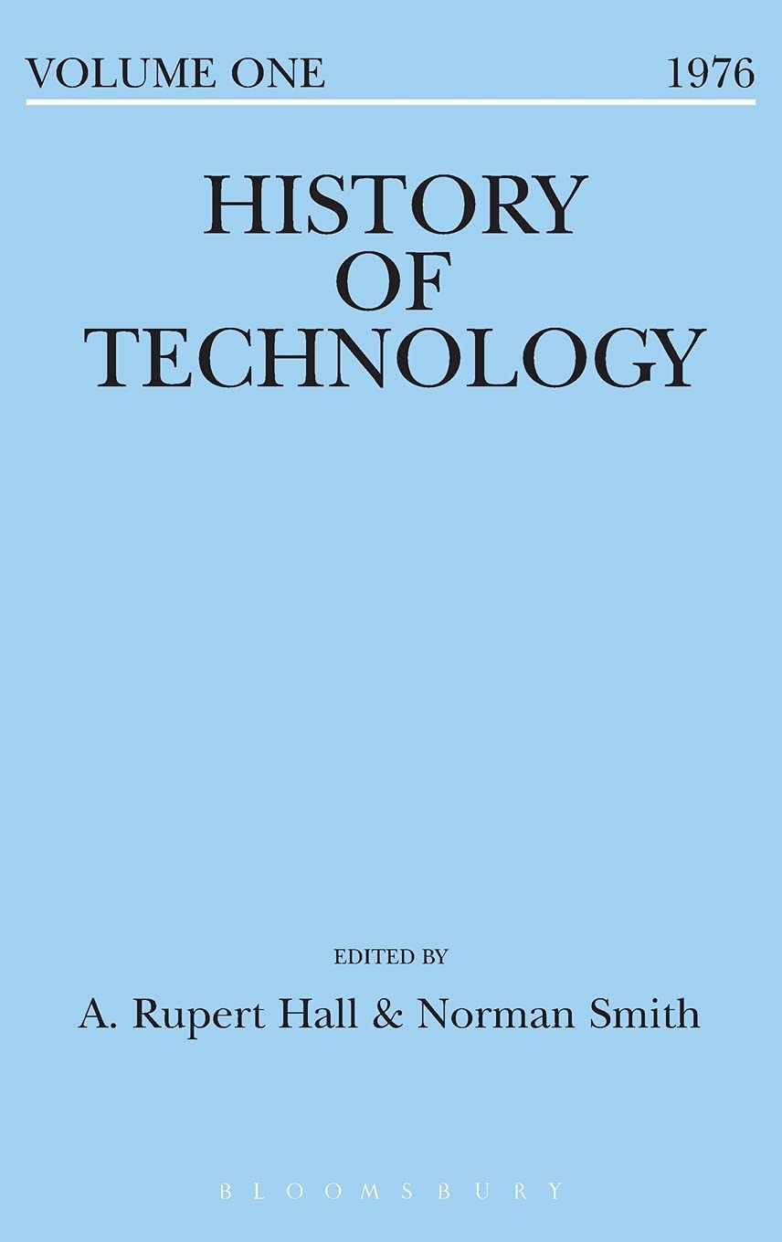 Product Image: History of Technology Volume 1