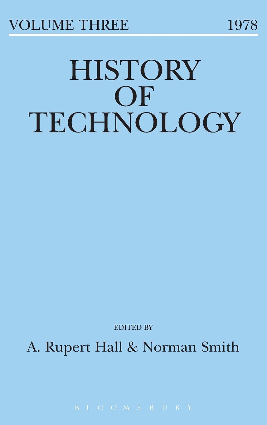 Product Image: History of Technology Volume 3