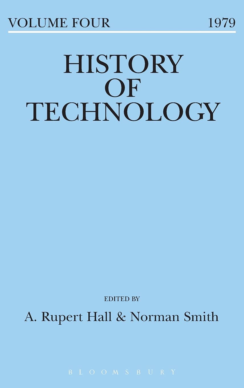 Product Image: History of Technology Volume 4