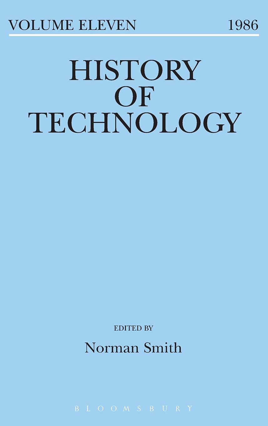 Product Image: History of Technology Volume 11
