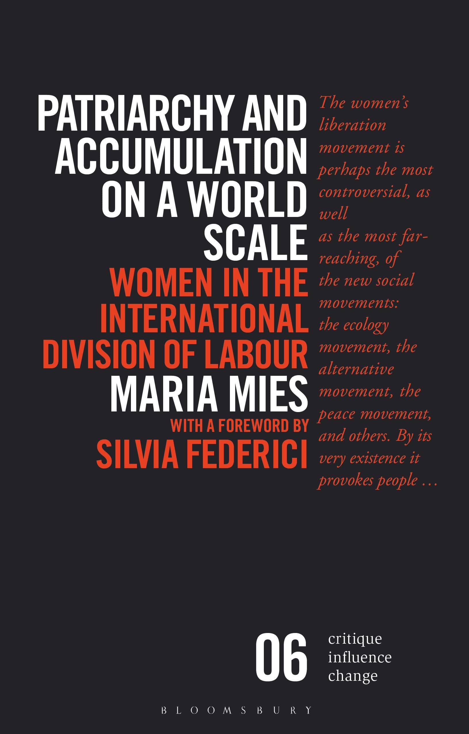 Patriarchy and Accumulation on a World Scale: Women in the International Division of Labour (Critique Influence Change) Books