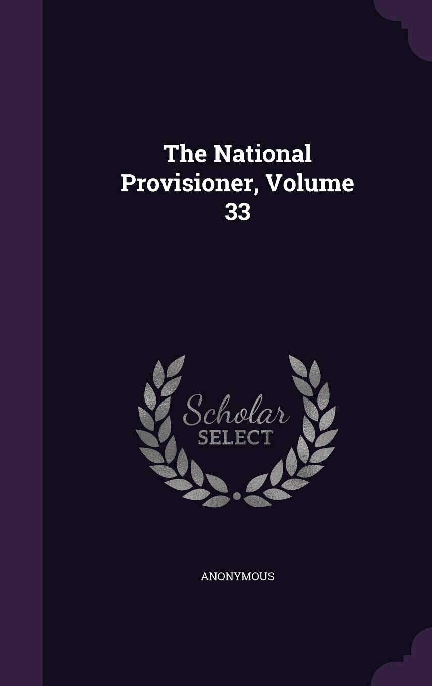 Product Image: The National Provisioner, Volume 33