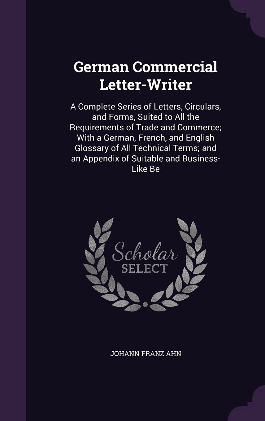 German Commercial Letter-Writer Politics & History